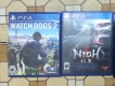 Dia game PS4 he US like new : NIOH, WATCHDOG 2
