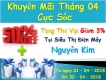 máy massage săn chắc cơ vv giảm 50%