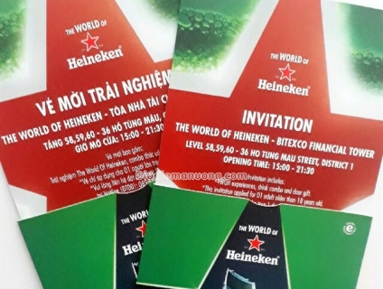 Voucher vé Heineken Bitexco