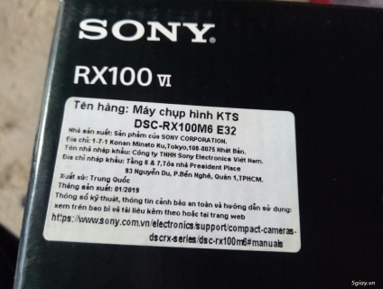 MAY ANH SONY RX100 VI new 100% giá rẻ