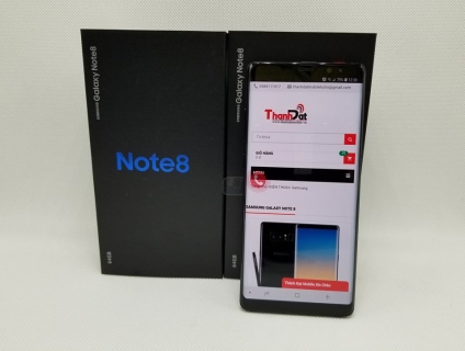 bán samsung galaxy note8 hàng đẹp likenew 99% nguyên áp suất