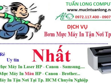 Nạp mực máy in tại Gò Vấp Quận 12 Bình Thạnh Phú Nhuận giá 80k