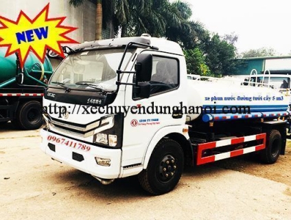 Xe phun nước rửa đường tưới cây 5 khối