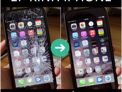 ÉP KÍNH IPHONE 6 LẤY LIỀN