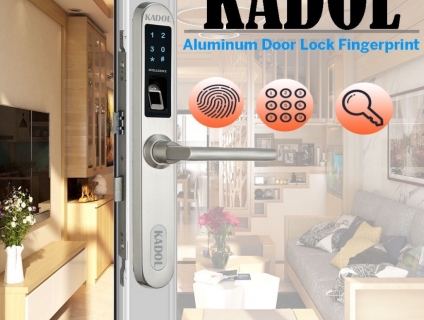 KHÓA VÂN TAY CỬA NHÔM KÍNH KADOL E6800