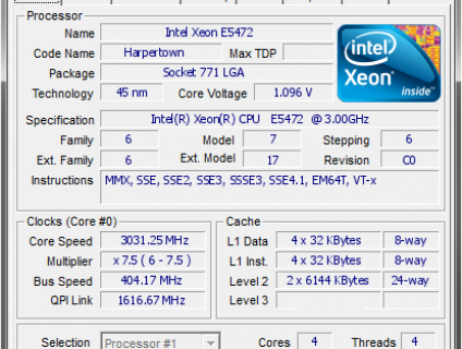 [HCM]Bán cpu xeon sk771 đã mod sk775 gắng vào xài liền