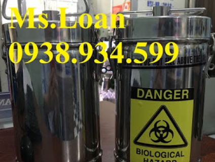 bình hủy kin y tế 5 lít inox,bình hủy kim 2 lít inox giá rẻ