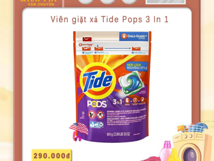 VIÊN GIẶT TIDE PODS 3 IN 1