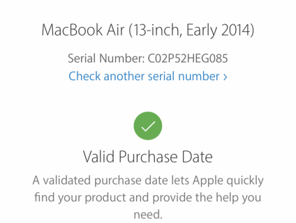 Macbook Air MD760LL (2014) Like New