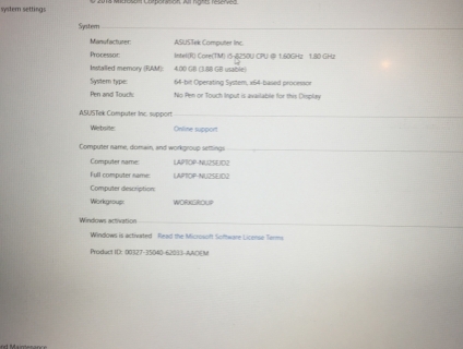 Cần bán: ASUS VIVOBOOK S15 CÒN BH DÀI