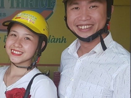 Quảng bá thương hiệu từ mũ bảo hiểm