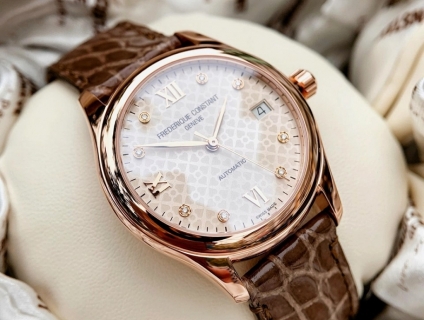 Frederique Constant kim cương bọc vàng hồng