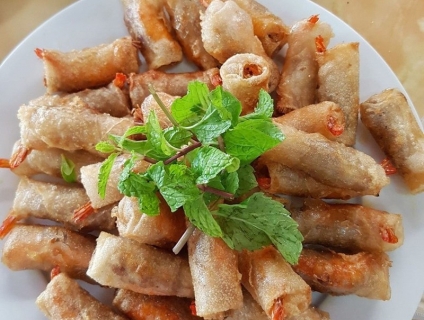 Chả ram tôm đất-đặc sản Bình Định-Ngon lắm ạ!