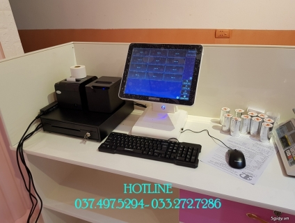 Chuyên lắp đặt tận nơi bộ máy tính tiền cho Quán kem tự chọn