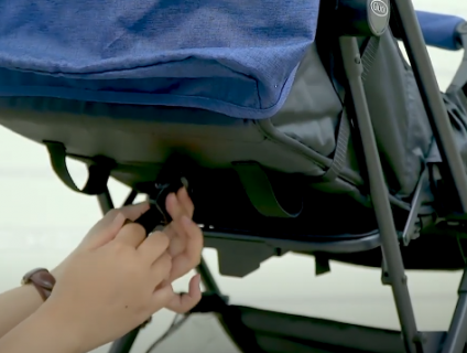 Xe đẩy du lịch gấp gọn Gluck C3 Xanh