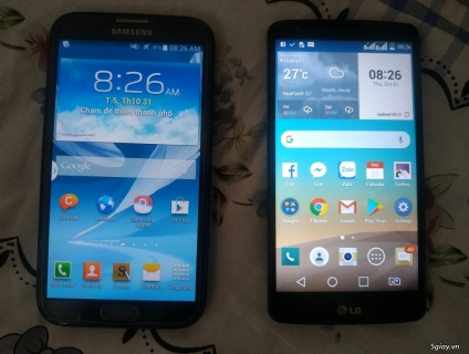 thanh lý SS Note2 + LG G3 Stylus