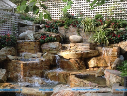 Thi công hòn non bộ tại Long An chuyên nghiệp uy tín