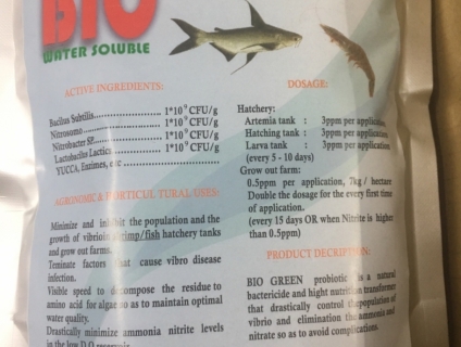 Men vi sinh xử lý nước, đáy ao thủy sản