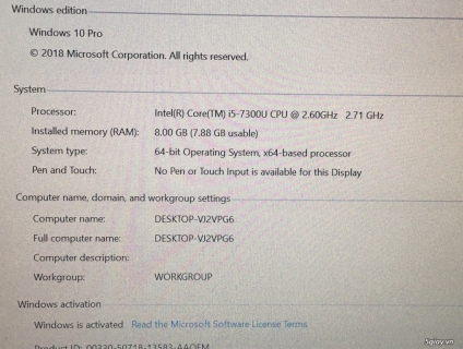 HP Elitbook 840G4 i5 7300 Ram 8GB SSD256GB. LCD 14.0.