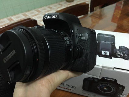 Combo Máy ảnh Canon 750D + Len Kit