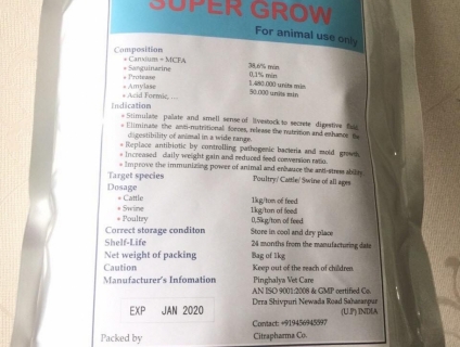 Sản phẩm tăng trọng Super Grow