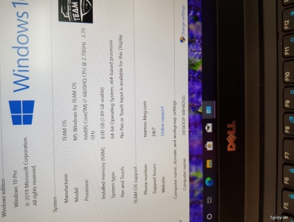 laptop dell latitude e 5470 cpu i7-6820HQ