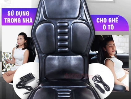 Đệm massage ô tô đẹp, bền, chất lượng, giá rẻ