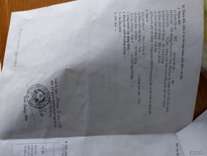 Nhà mặt tiền đường phạm đức sơn p16 q8 sát bên trường ĐH kinh tế tphcm