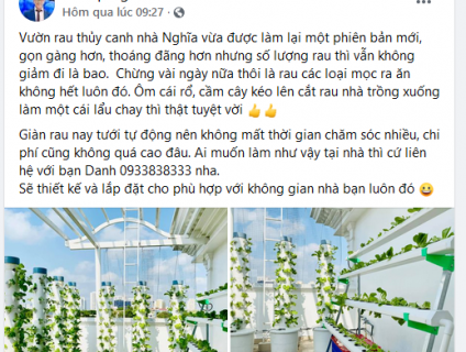 Tất tần tật review về trụ trồng rau Thủy Canh
