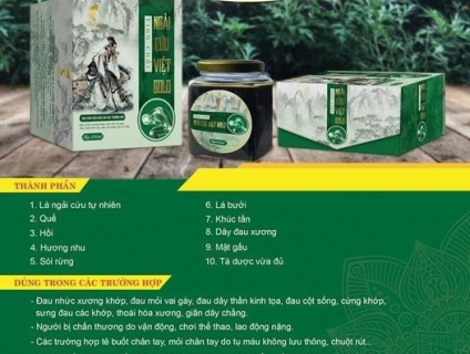 Tinh dầu ngải cứu việt.Xoa bóp- đắp thuốc người gai cột sống,đau khớp