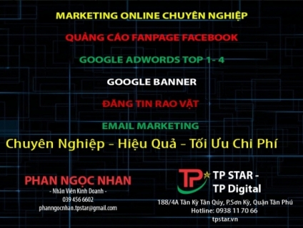 Công ty TNHH TP STAR hân hạnh đồng hành cùng bạn !