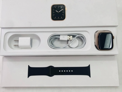 APPLE WATCH SERIES 5 44MM THÉP GOLD LIKENEW 99%