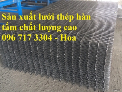 Nhà sản xuất lưới thép hàn A10 (D10a200x200) giá rẻ - 096 717 3304