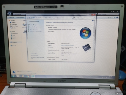 Sony Vaio FZ 340, lướt web, xem phim, văn phòng ổn