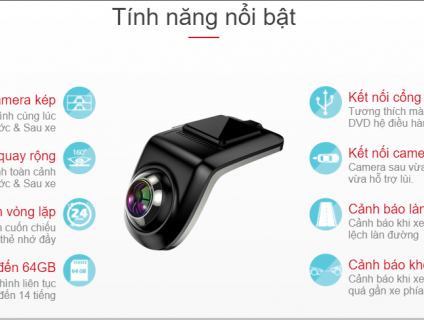 Camera hành trình vietmap V5 tích hợp DVD android