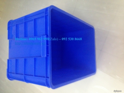 Thùng nhựa đặc HS026(HA026) kích thước 610x420x390mm giá xuất xưởng