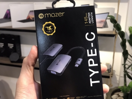 Hub chuyển đổi Type C 5 in 1 chính hãng Mazer