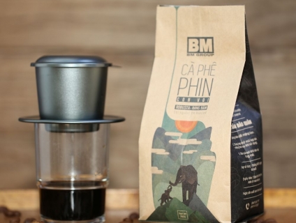 Cà phê sạch nguyên chất thương hiệu BM Group