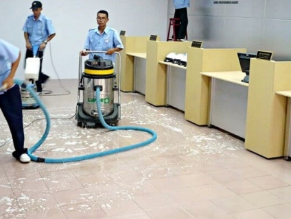 Dịch vụ vệ sinh ngân hàng tại Sài Gòn Xanh mang đến lợi ích gì?