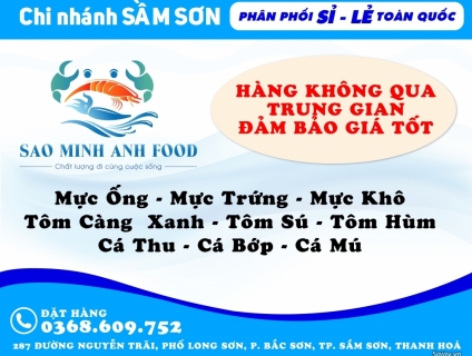 Hải sản chế biến sẵn Sao Minh Anh Food