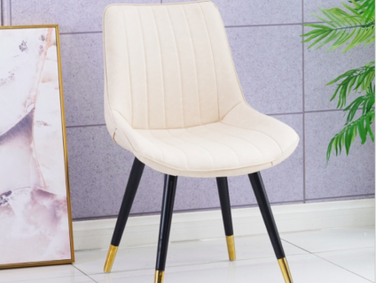 Ghế ăn cao cấp bọc da, ghế ăn Loft sọc da