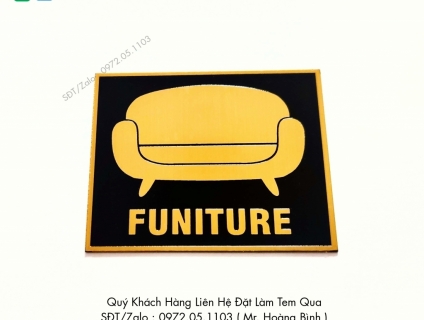 Xưởng sản xuất tem nhãn nội thất giá rẻ