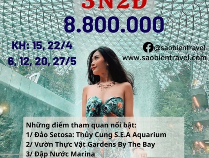 TOUR SINGAPORE 3N2Đ