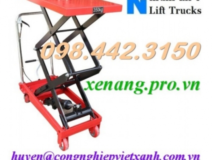 Xe nâng mặt bàn 350kg nâng cao 1.5 mét WP350 NICHILIFT giá rẻ