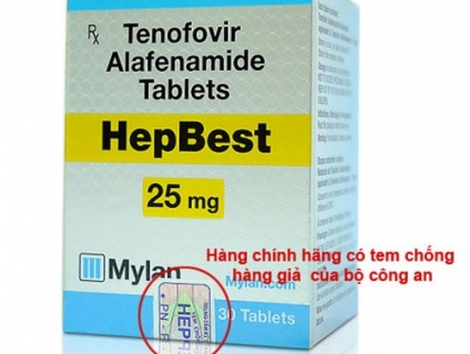 Hepbest 25mg điều trị viêm gan B