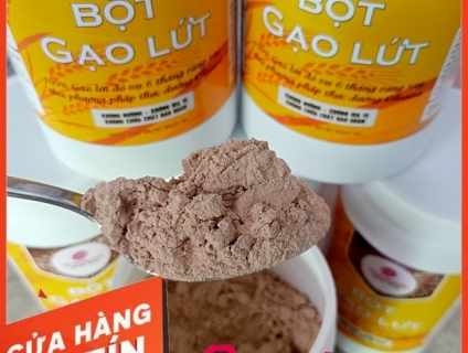 BỘT GẠO LỨT RANG -  GIẢM NGUY CƠ MẮC CÁC BỆNH, TIM MẠCH, TIỂU ĐƯỜNG...
