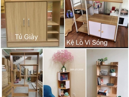 Xả kho sll tủ giày, kệ bếp, kệ sách, kệ góc tường
