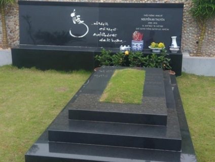 Mẫu mộ đá hoa cương đẹp – Mộ đá đẹp Làng nghề đá Ninh Bình