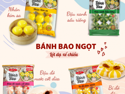 Bánh bao ngọt - Ăn là ghiền