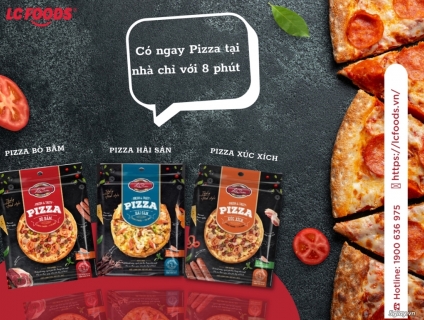 CÓ NGAY PIZZA TẠI NHÀ CHỈ VỚI 8 PHÚT ⏰